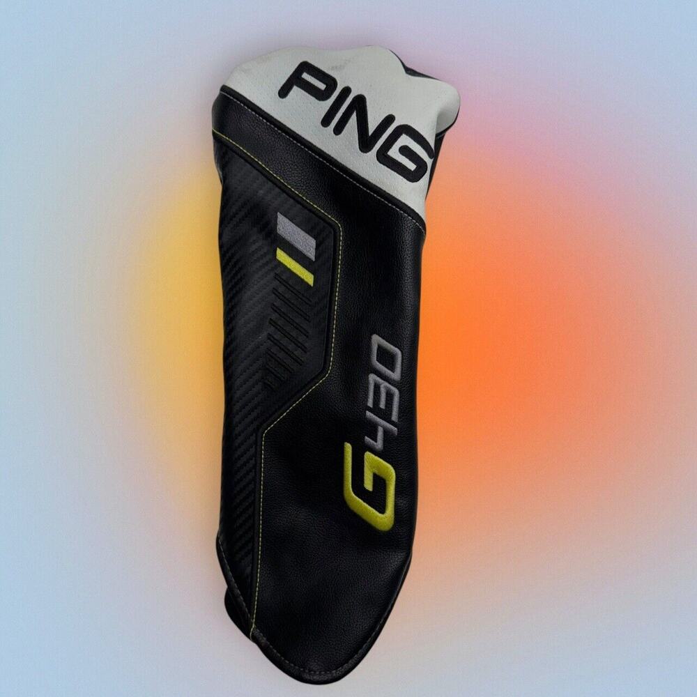 PING G430 DRIVER HEADCOVER Golf Head Cover Black White